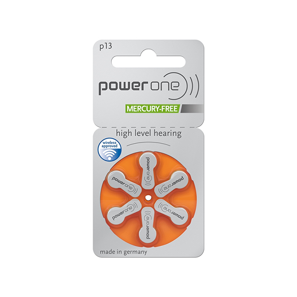 Power one P13 (oranje) hoortoestelbatterij